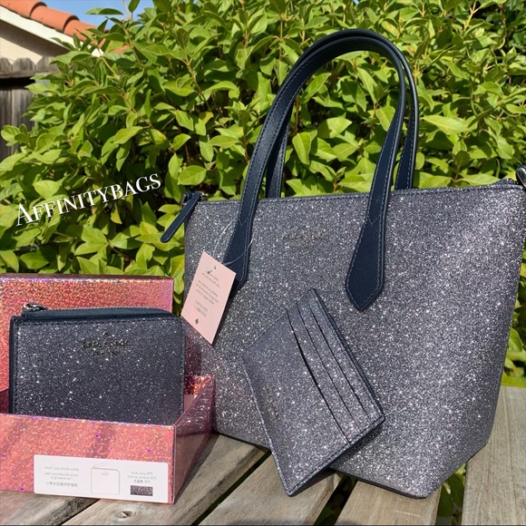 Kate spade small joeley bag blue card wallet set - Picture 3 of 8